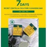 Мыло для проблемной кожи May Island 7 Days Secret Centella Cica Pore Cleansing Bar AHA/BHA/PHA 100 гр